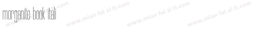 morganite book itali字体转换